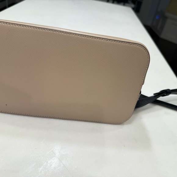 Kate Spade Staci Dome Backpack Beige & White Saffiano Leather Bag KG022 NEW $359 - Picture 8 of 16